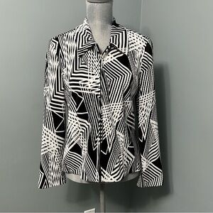 JOSEPH RIBKOFF full zip Blazer Jacket Womens size 10 office wear business casual